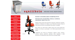 Desktop Screenshot of equilibriomoveisescritorio.com.br